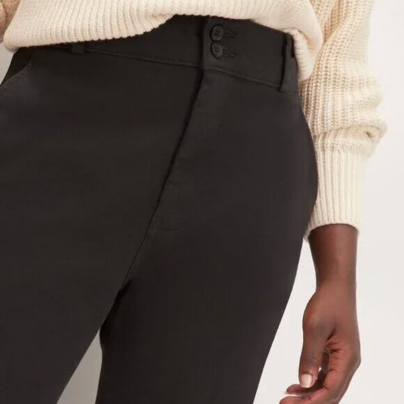 NWT Everlane The Organic Kick Flare Pant Womens 4 Black - Picture 3 of 12